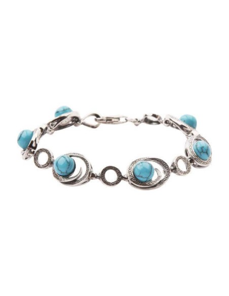 Silver bracelet with turquoise L 1561 turquoise