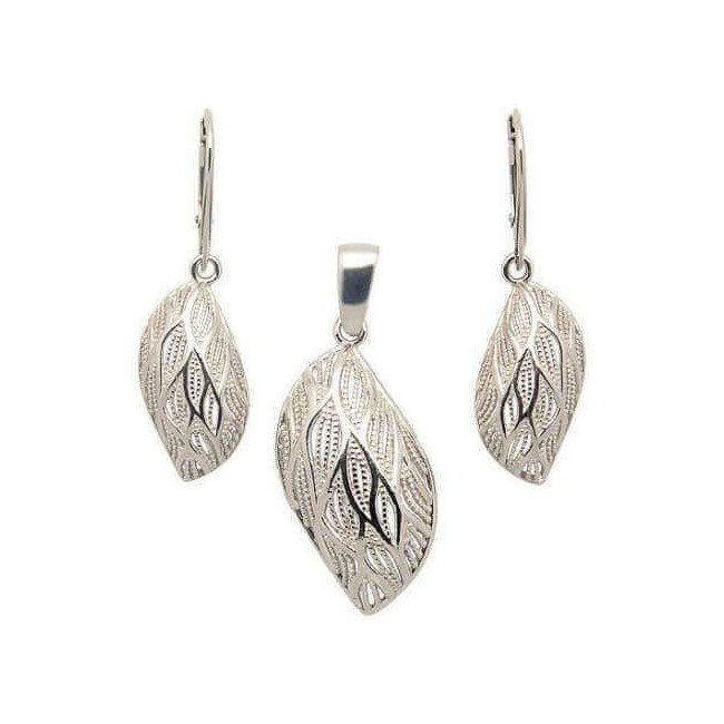 Silver oxidized earrings K 1911