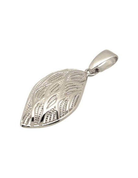 Silver rhodium-plated pendant W 1911