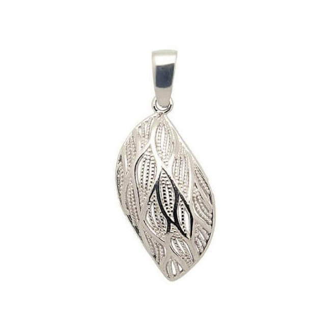 Silver oxidized pendant W 1911