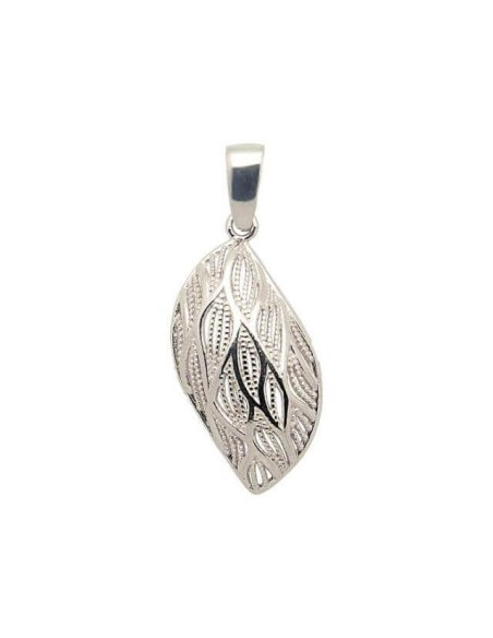Silver oxidized pendant W 1911