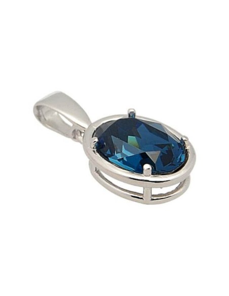 Silver pendant with Swarovski crystal W 1891 Montana