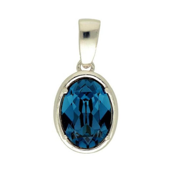 Silver pendant with Swarovski crystal W 1891