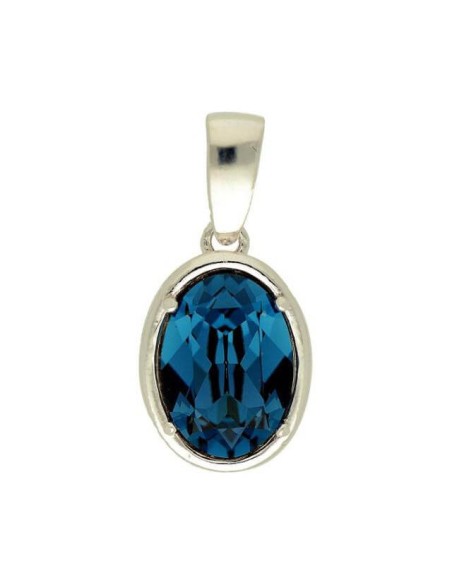 Srebrny wisiorek z kryształem Swarovski W 1891|Polcaratdesign.pl Biżuteria