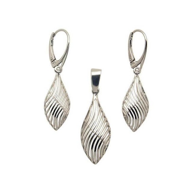 Silver Gilded Earrings K 1932