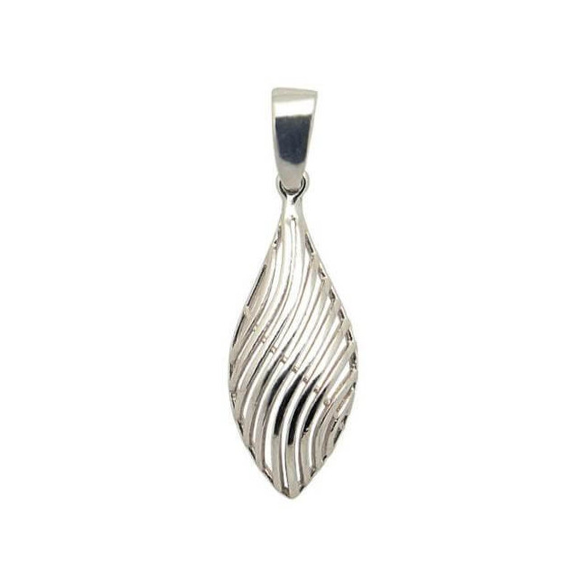 Rhodium-plated silver pendant W 1932