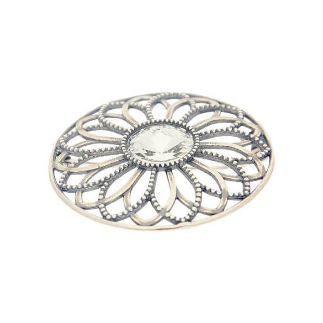 Brooch with Swarovski crystal B 1758