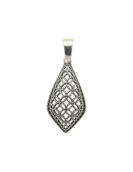 Silver pendant oxidized W 1912