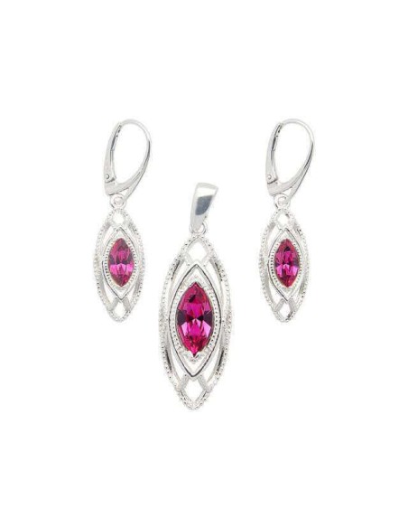 Silver pendant with Swarovski crystal W 1901