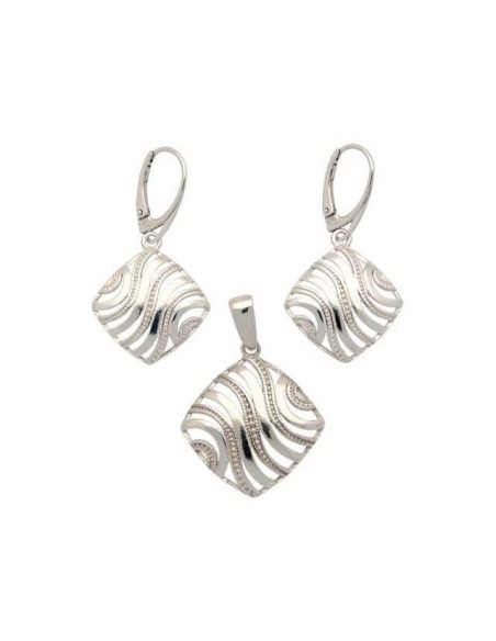 Silver rhodium-plated pendant W 1895 R