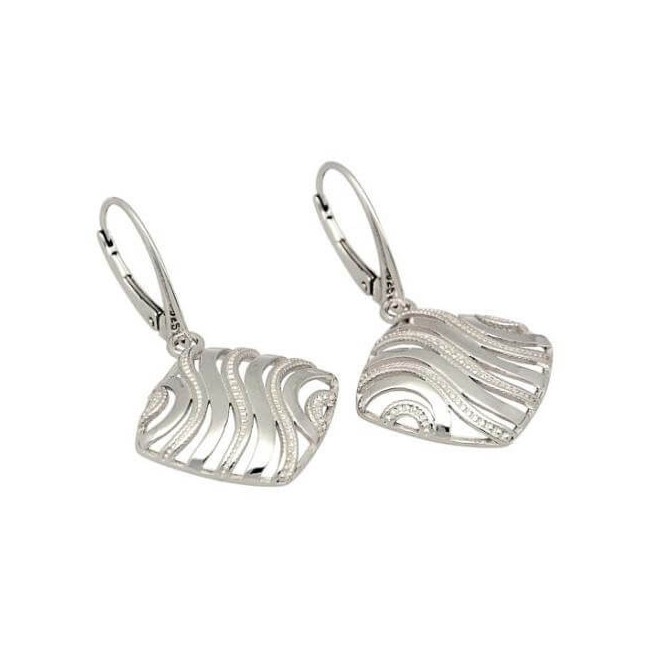 Silver plated earrings K 1895 R