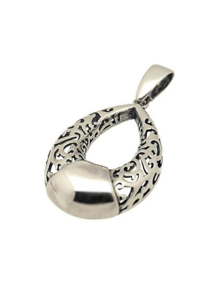 Silver oxidized pendant W 1938