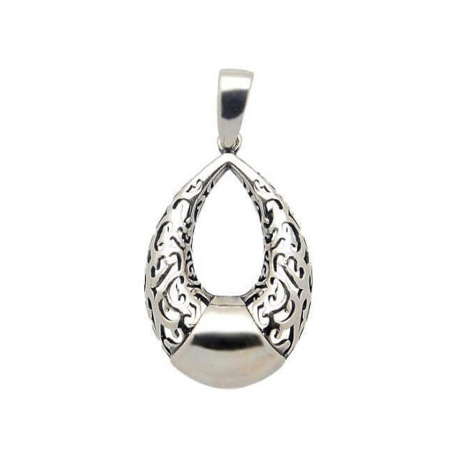 Silver oxidized pendant W 1938