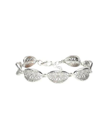 Silver rhodium-plated bracelet L 1890