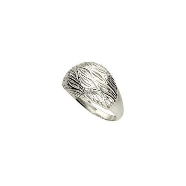Silver rhodium plated ring PK 1911