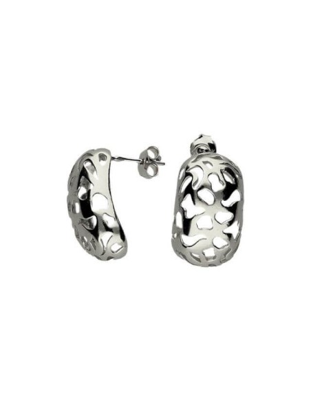 Silver rhodium-plated earrings K3 1908