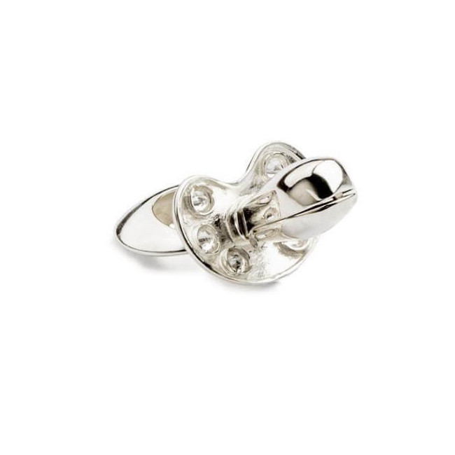 Srebrny wisiorek z cyrkoniami SMOCZEK r W 1196 pamiątka na chrzest|Polcaratdesign.pl Biżuteria