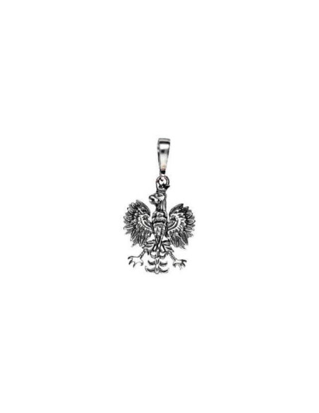 Silver Eagle Pendant Small Patriotic Jewelry