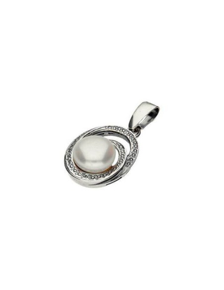 Silver pendant with pearl W 1561