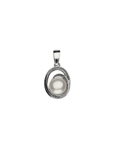 Silver pendant with pearl W 1561