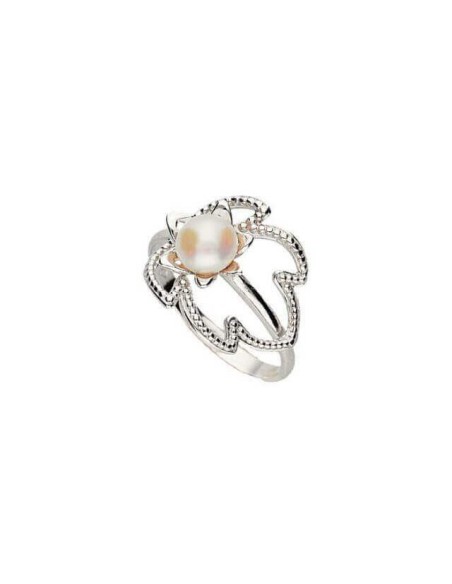 Silver ring with cultured pearl PK 1956 pearl
