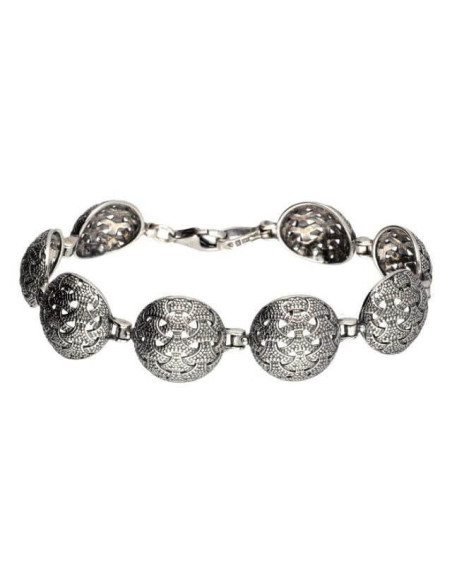 Oxidized silver bracelet L 1899