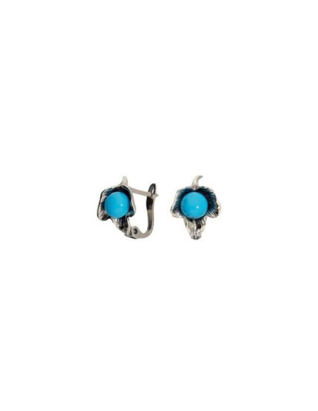 Silver earrings K3 1557 Turquoise