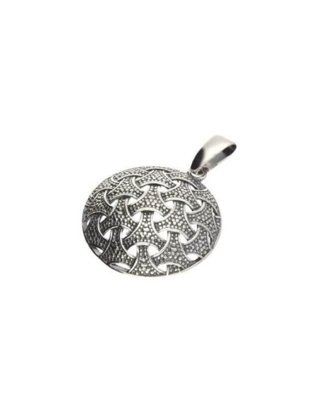 Silver oxidized pendant W 1899