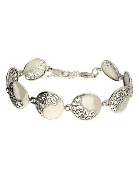 Srebrna oksydowana bransoletka L 1953