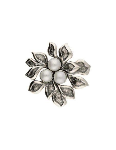 Brooch with white pearl B 92