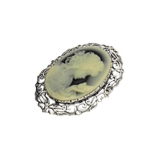 Silver Brooch B 1657 Cameo