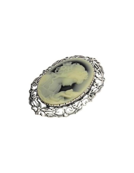 Silver Brooch B 1657 Cameo