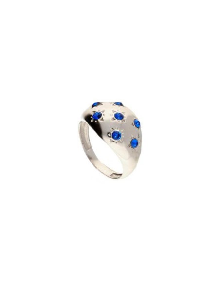 Swarovski PK 1928 Sapphire Silver Crystal Ring
