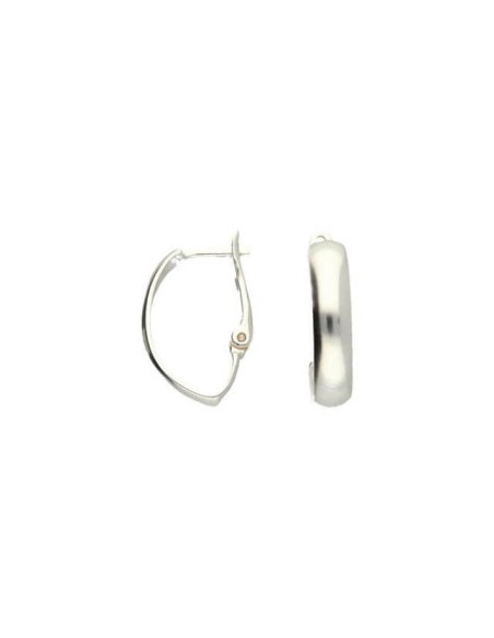 Rhodium plated silver earrings K3 1160