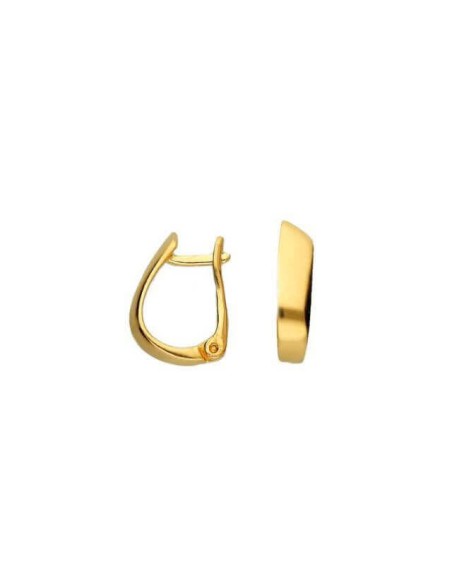 Gold plated silver earrings K3 1151