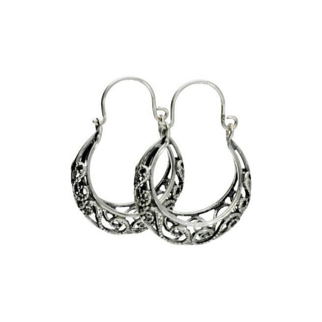 Silver earrings K 1092