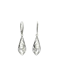 Swarovski K 1985 Crystal Silver Crystal Earrings