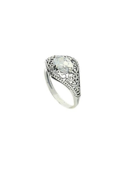 Silver ring with zirconia PK 1995