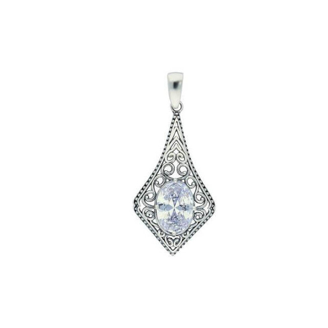 Silver pendant with cubic zirconia W 1995