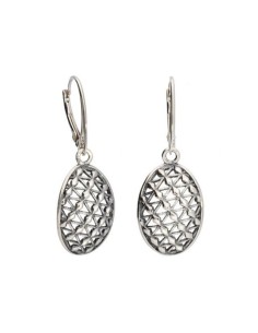 Silver earrings oxidized K 1907