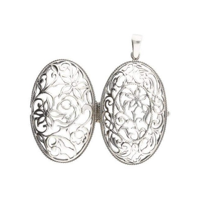 Silver pendant box W 1218