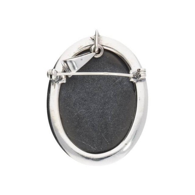 Pendant Brooch Silver Cameo WB 968