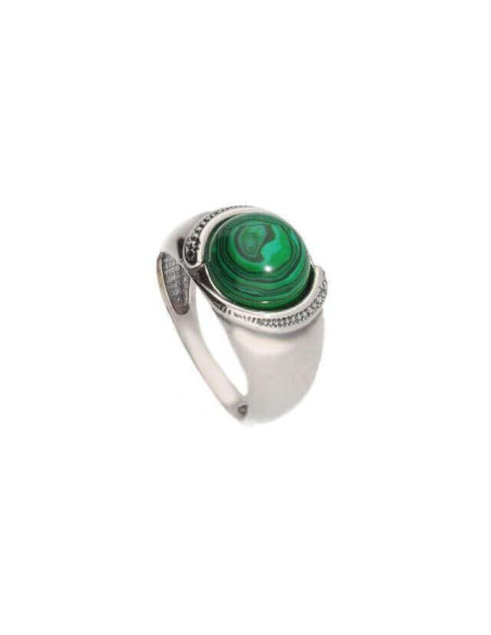 PK 1805 Malachite Sterling Silver Ring