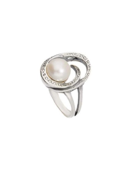 Silver ring with pearl PK 1561