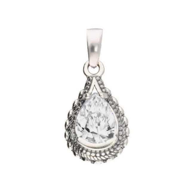 Silver pendant with cubic zirconia W 1973