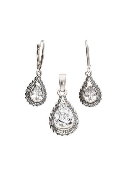Silver pendant with cubic zirconia W 1973