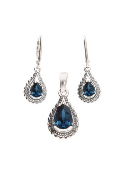 Silver pendant with Swarovski crystal W 1973