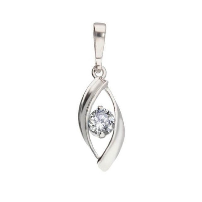 Silver pendant with cubic zirconia W 2011