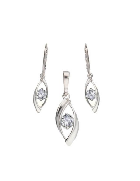 Srebrne kolczyki z cyrkoniami K 2011|Polcaratdesign.pl Biżuteria