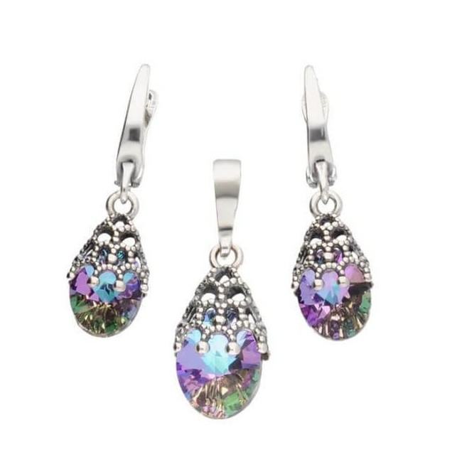 Silver pendant with Swarovski crystal W 1957